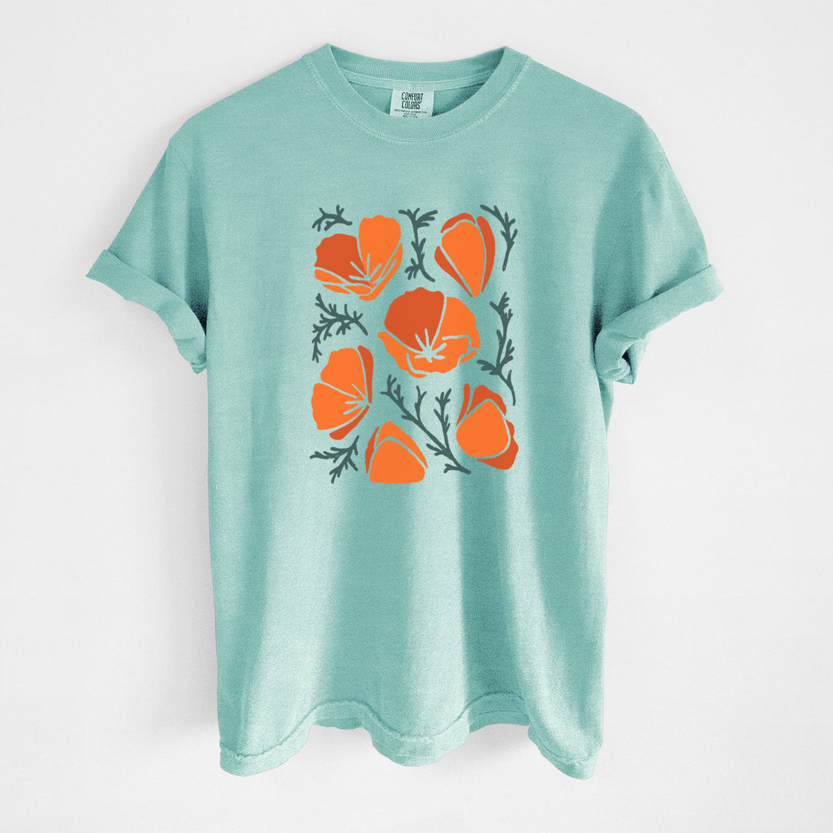 Poppy Vibes - Unisex Comfort Colors Garment-Dyed Heavyweight T-shirt