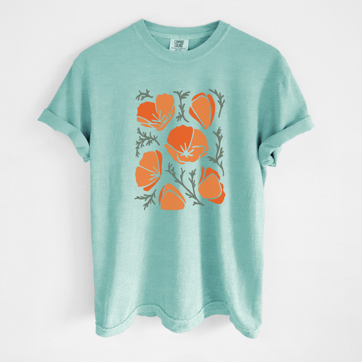 Poppy Vibes - Unisex Comfort Colors Garment-Dyed Heavyweight T-shirt
