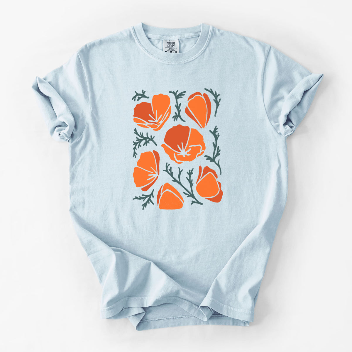 Poppy Vibes - Unisex Comfort Colors Garment-Dyed Heavyweight T-shirt