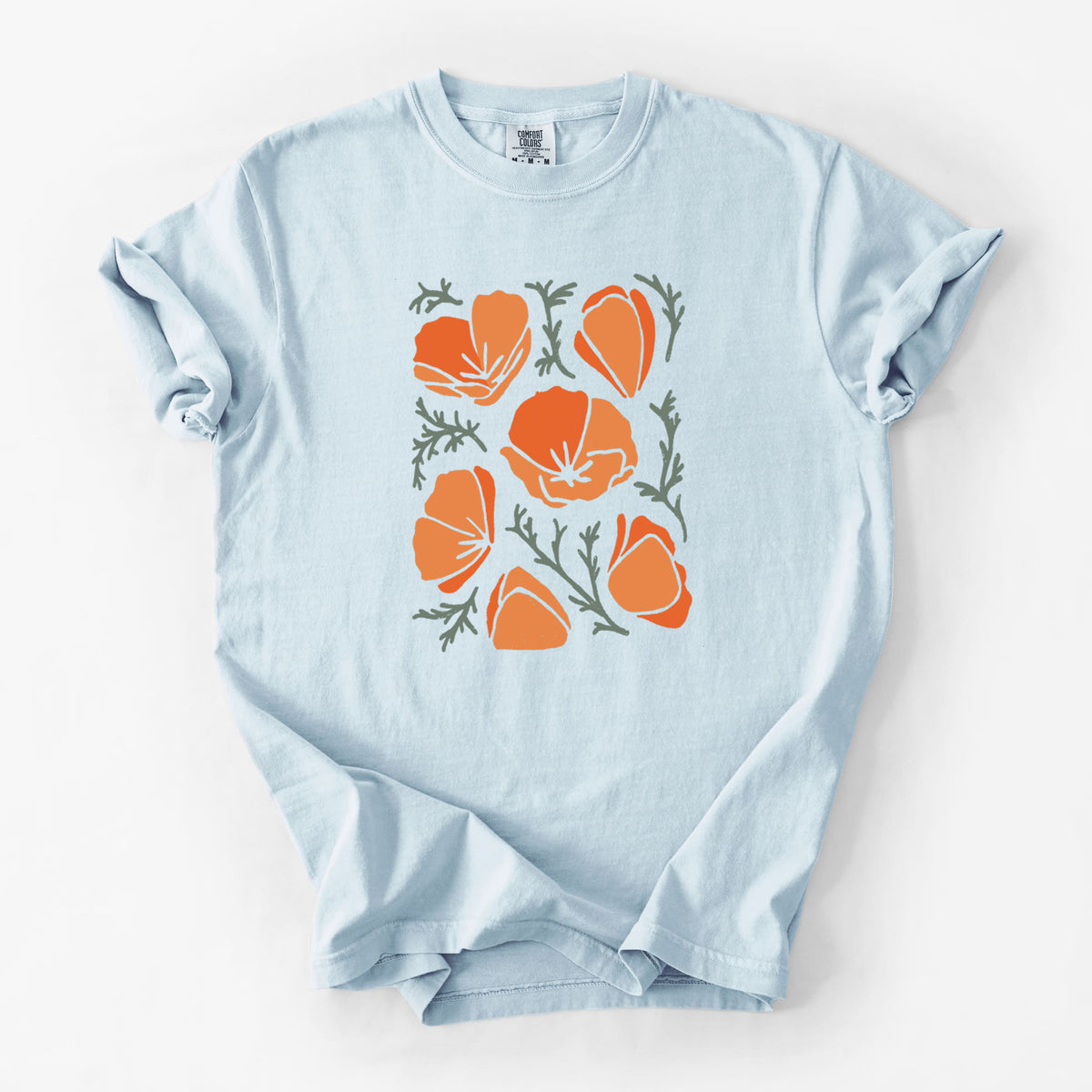 Poppy Vibes - Unisex Comfort Colors Garment-Dyed Heavyweight T-shirt