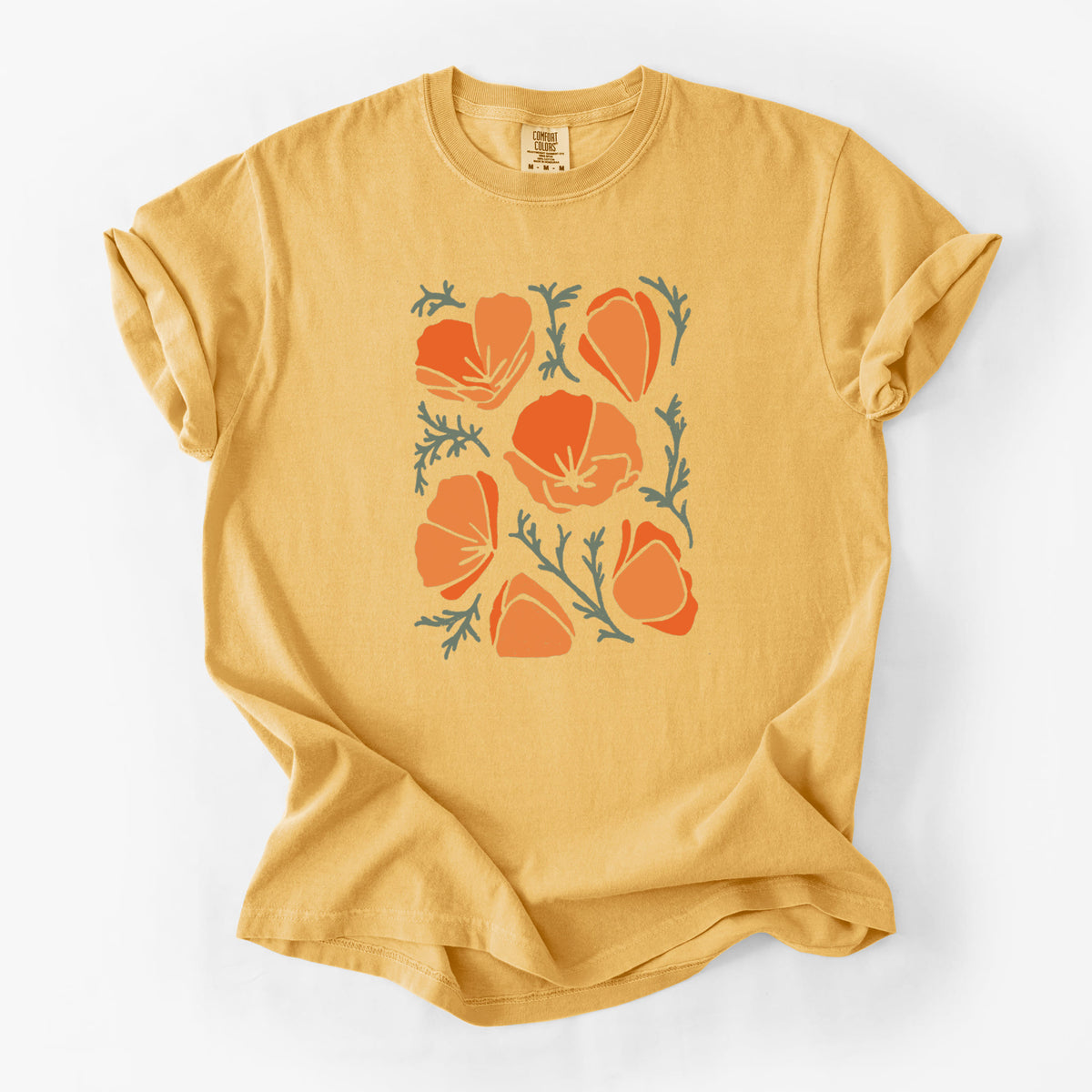 Poppy Vibes - Unisex Comfort Colors Garment-Dyed Heavyweight T-shirt