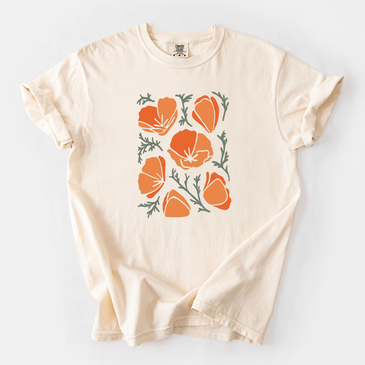 Poppy Vibes - Unisex Comfort Colors Garment-Dyed Heavyweight T-shirt