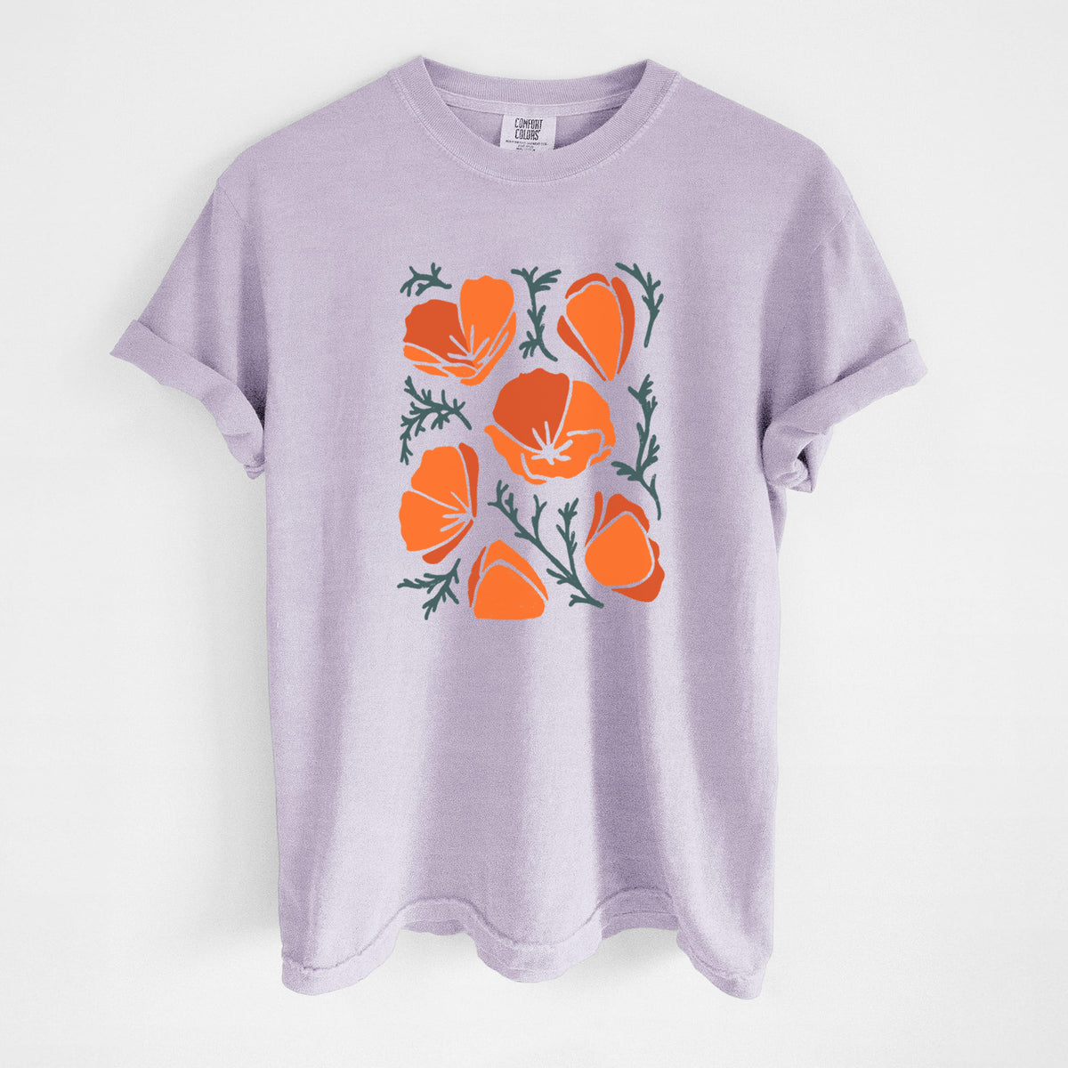 Poppy Vibes - Unisex Comfort Colors Garment-Dyed Heavyweight T-shirt