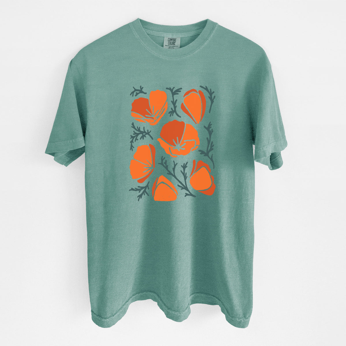 Poppy Vibes - Unisex Comfort Colors Garment-Dyed Heavyweight T-shirt