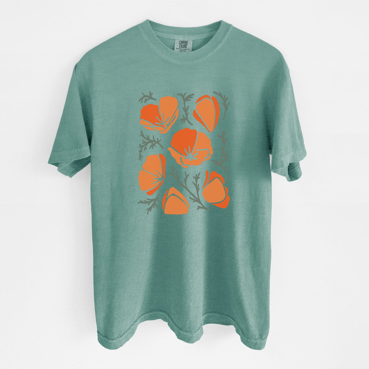 Poppy Vibes - Unisex Comfort Colors Garment-Dyed Heavyweight T-shirt