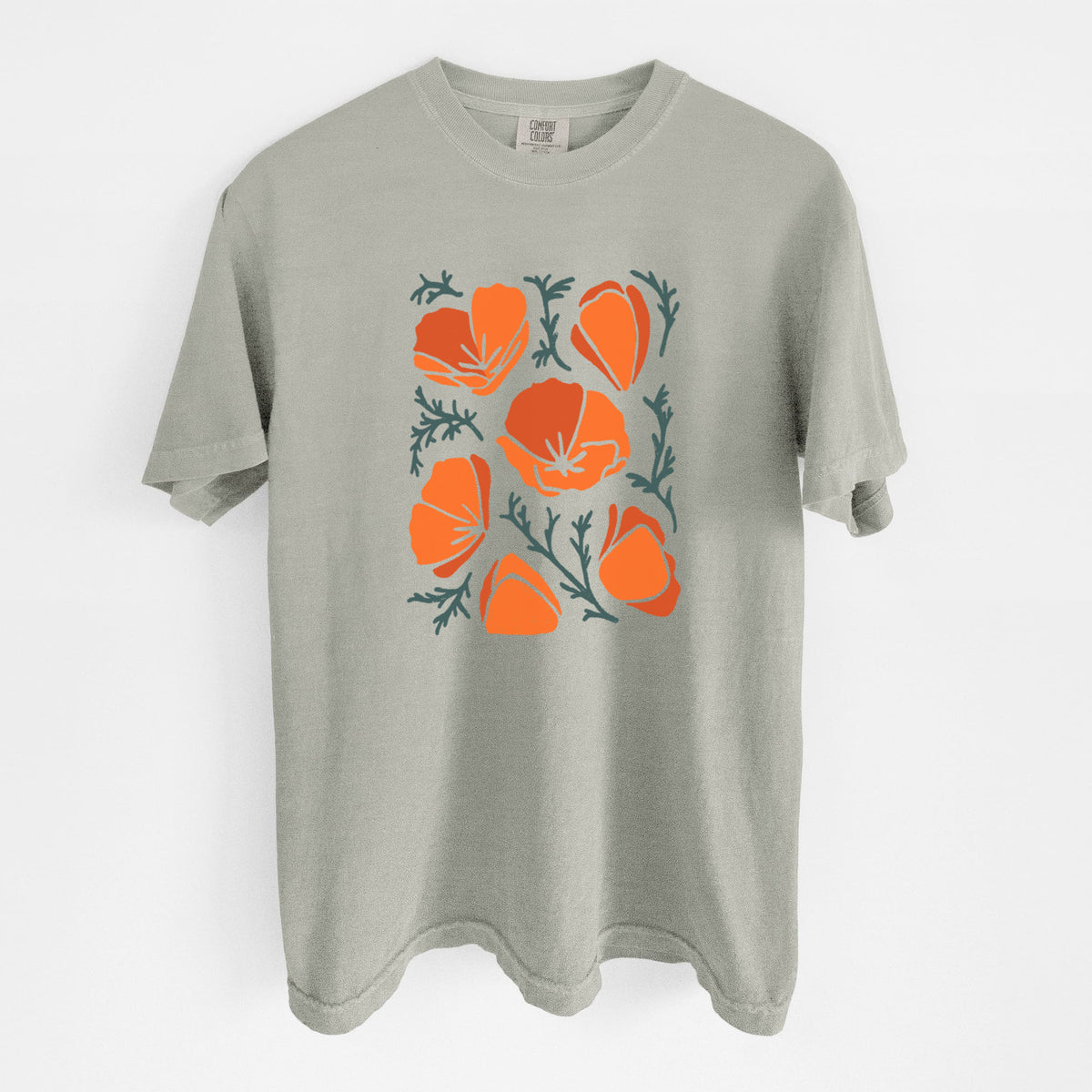 Poppy Vibes - Unisex Comfort Colors Garment-Dyed Heavyweight T-shirt