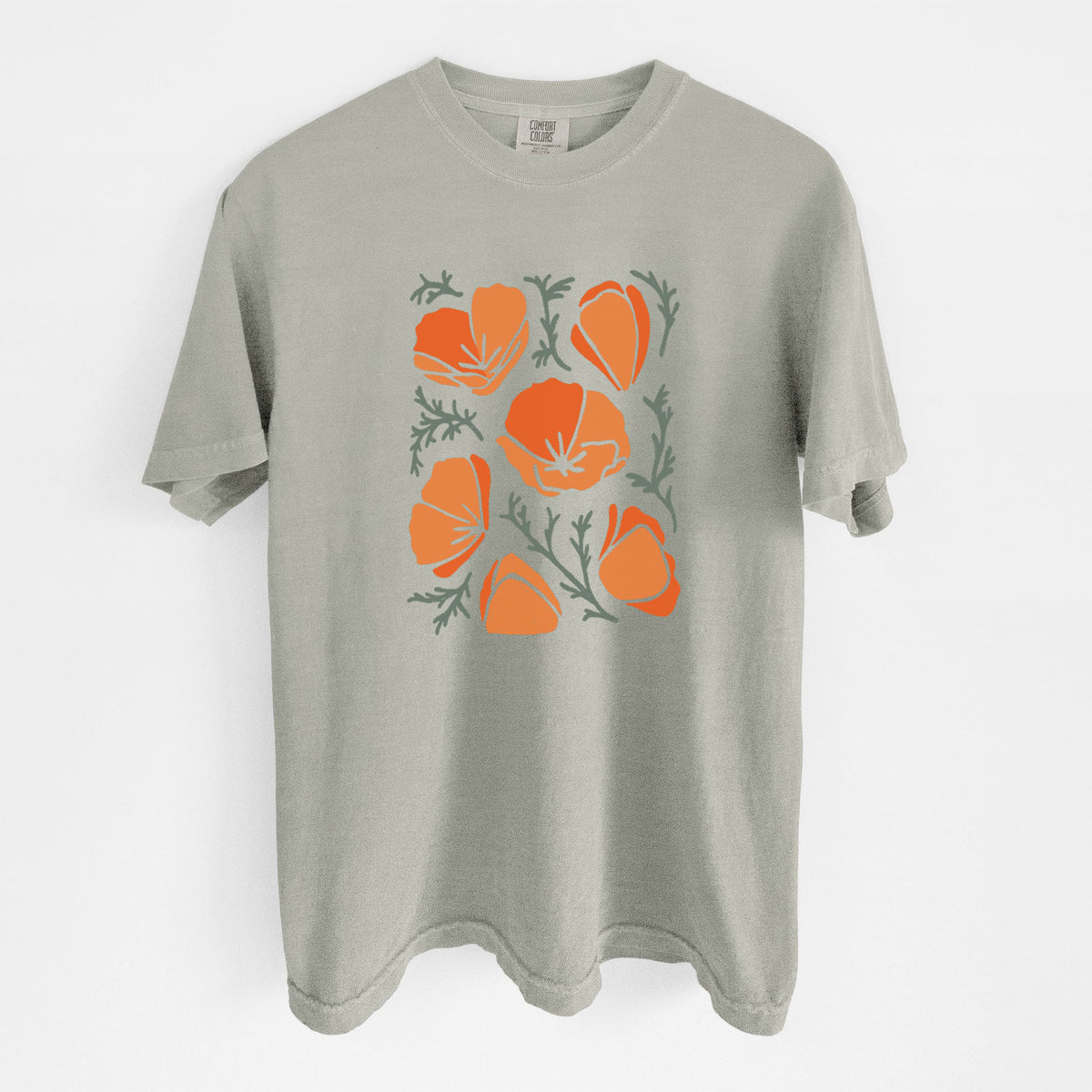 Poppy Vibes - Unisex Comfort Colors Garment-Dyed Heavyweight T-shirt