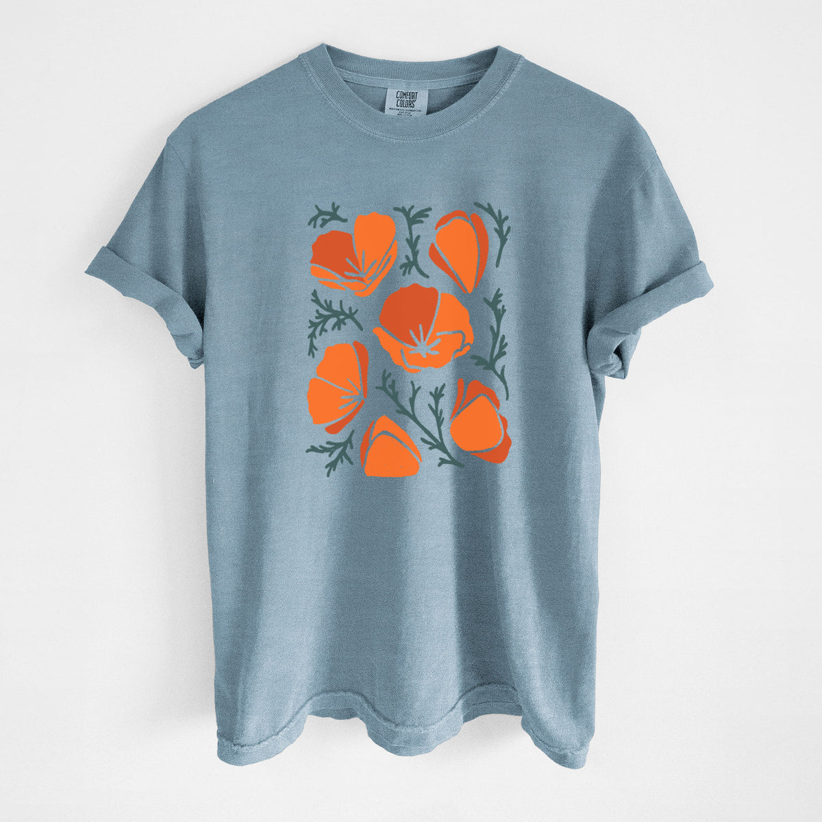 Poppy Vibes - Unisex Comfort Colors Garment-Dyed Heavyweight T-shirt