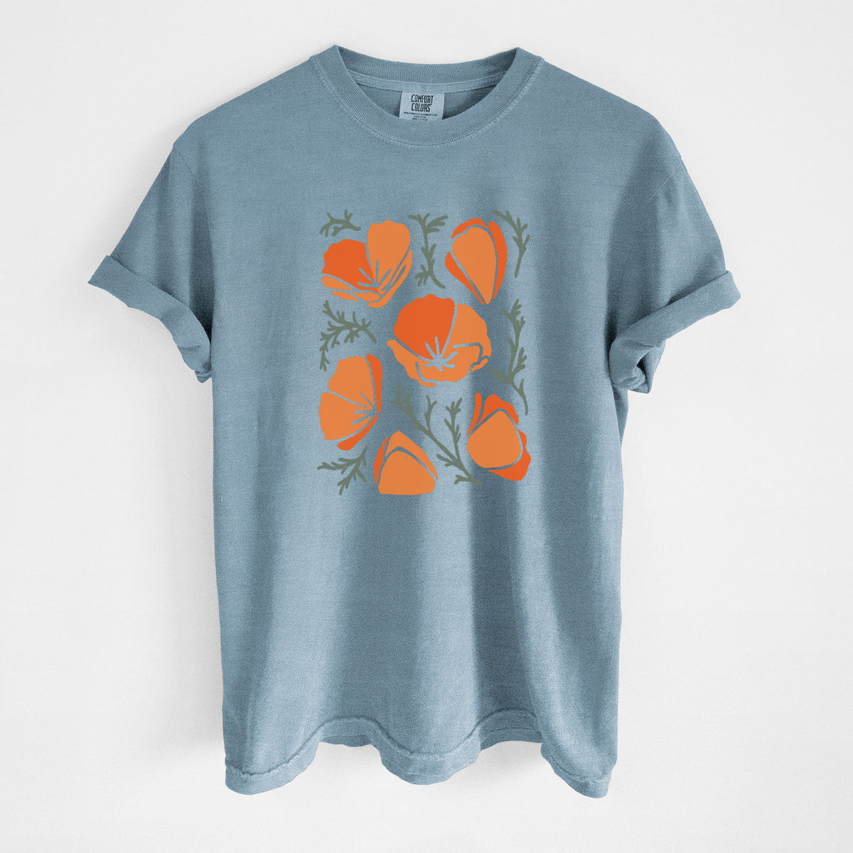 Poppy Vibes - Unisex Comfort Colors Garment-Dyed Heavyweight T-shirt