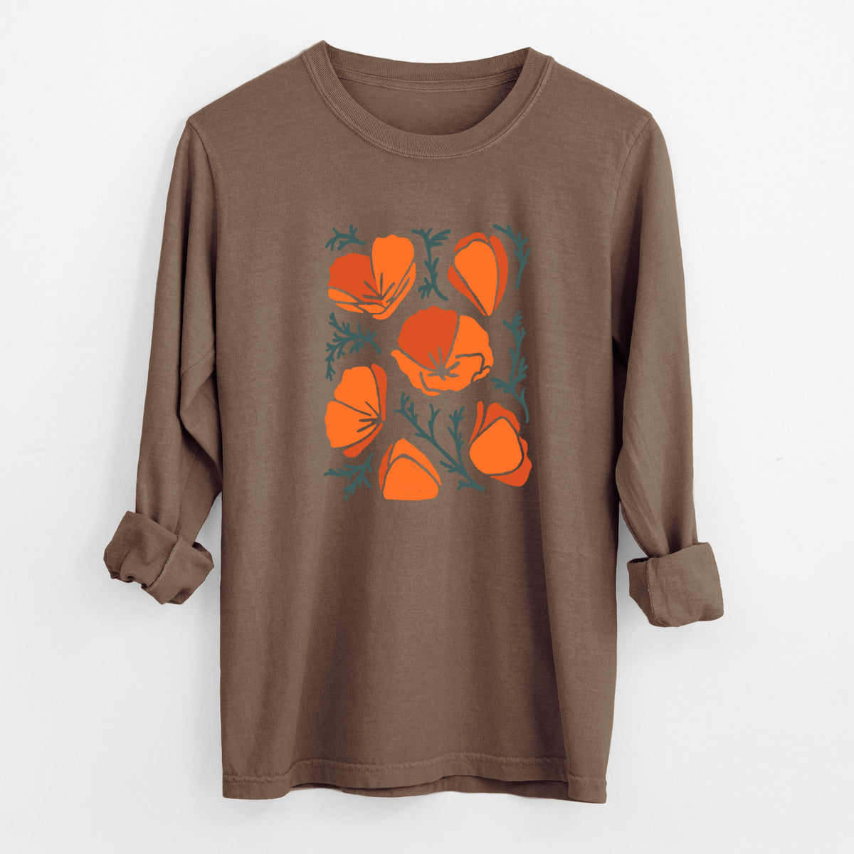 Poppy Vibes - Unisex Comfort Colors 100% Cotton Long Sleeve