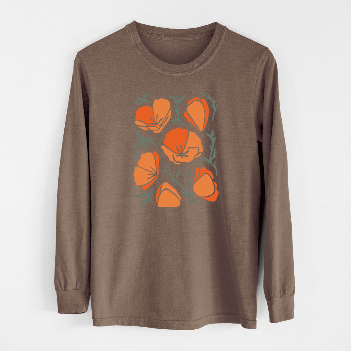 Poppy Vibes - Unisex Comfort Colors 100% Cotton Long Sleeve