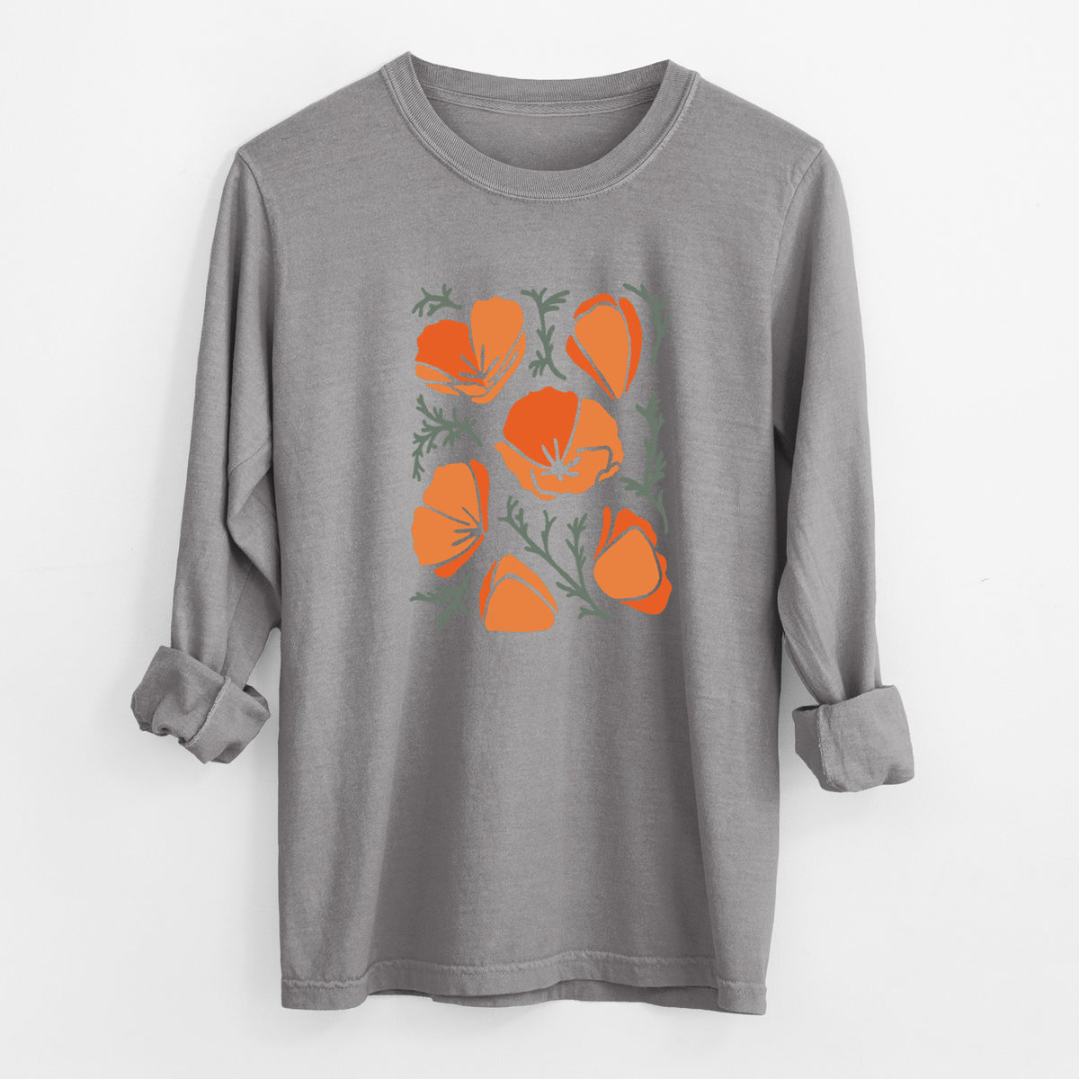 Poppy Vibes - Unisex Comfort Colors 100% Cotton Long Sleeve