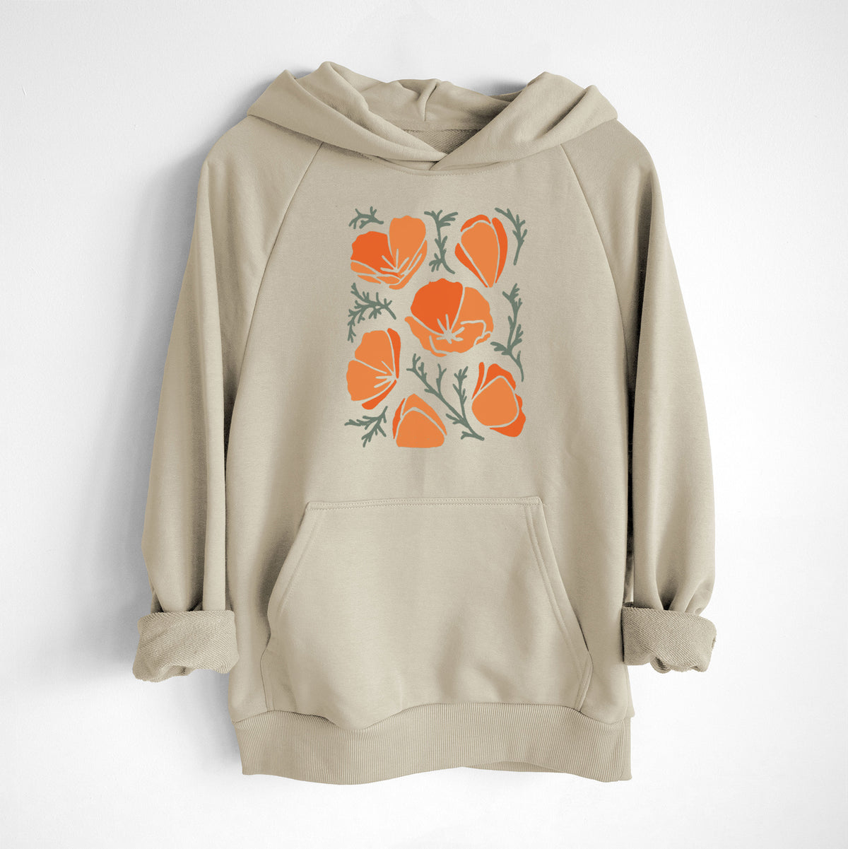 Poppy Vibes - UltraLuxe Heavyweight French Terry Hoodie