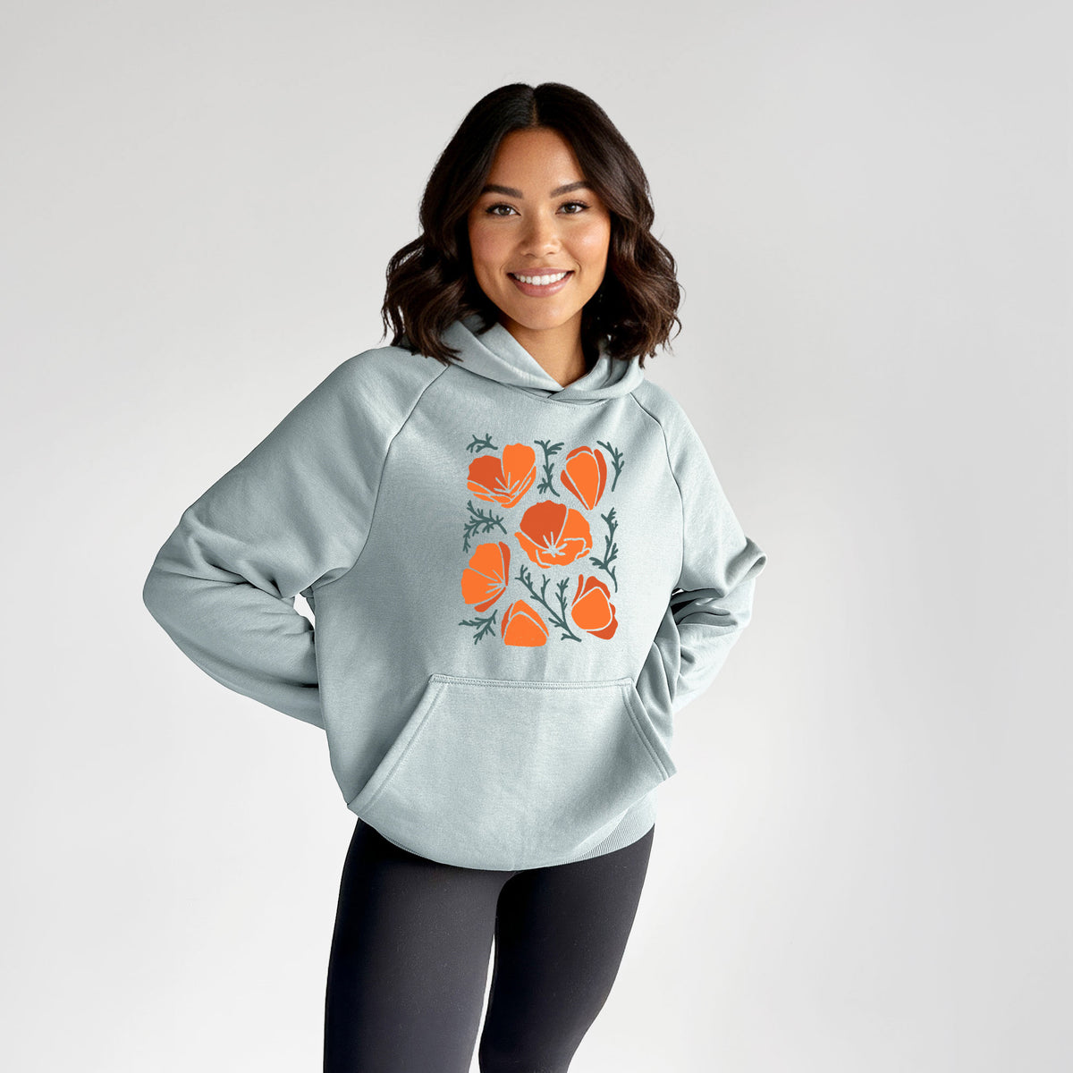 Poppy Vibes - UltraLuxe Heavyweight French Terry Hoodie