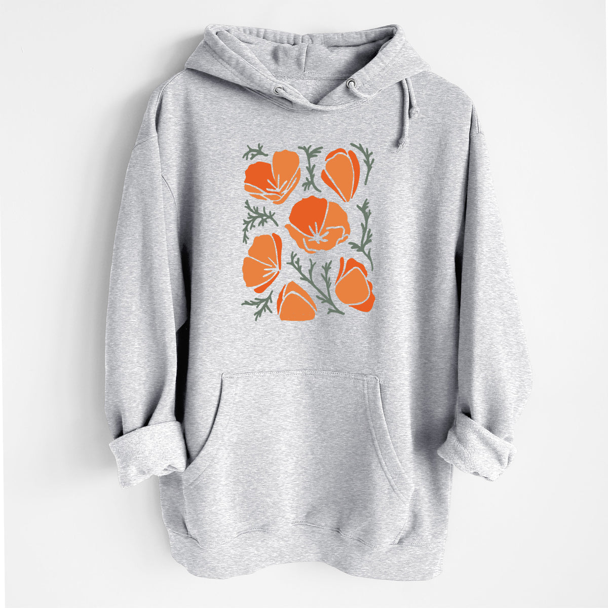Poppy Vibes - Heavyweight Fleece Hoodie