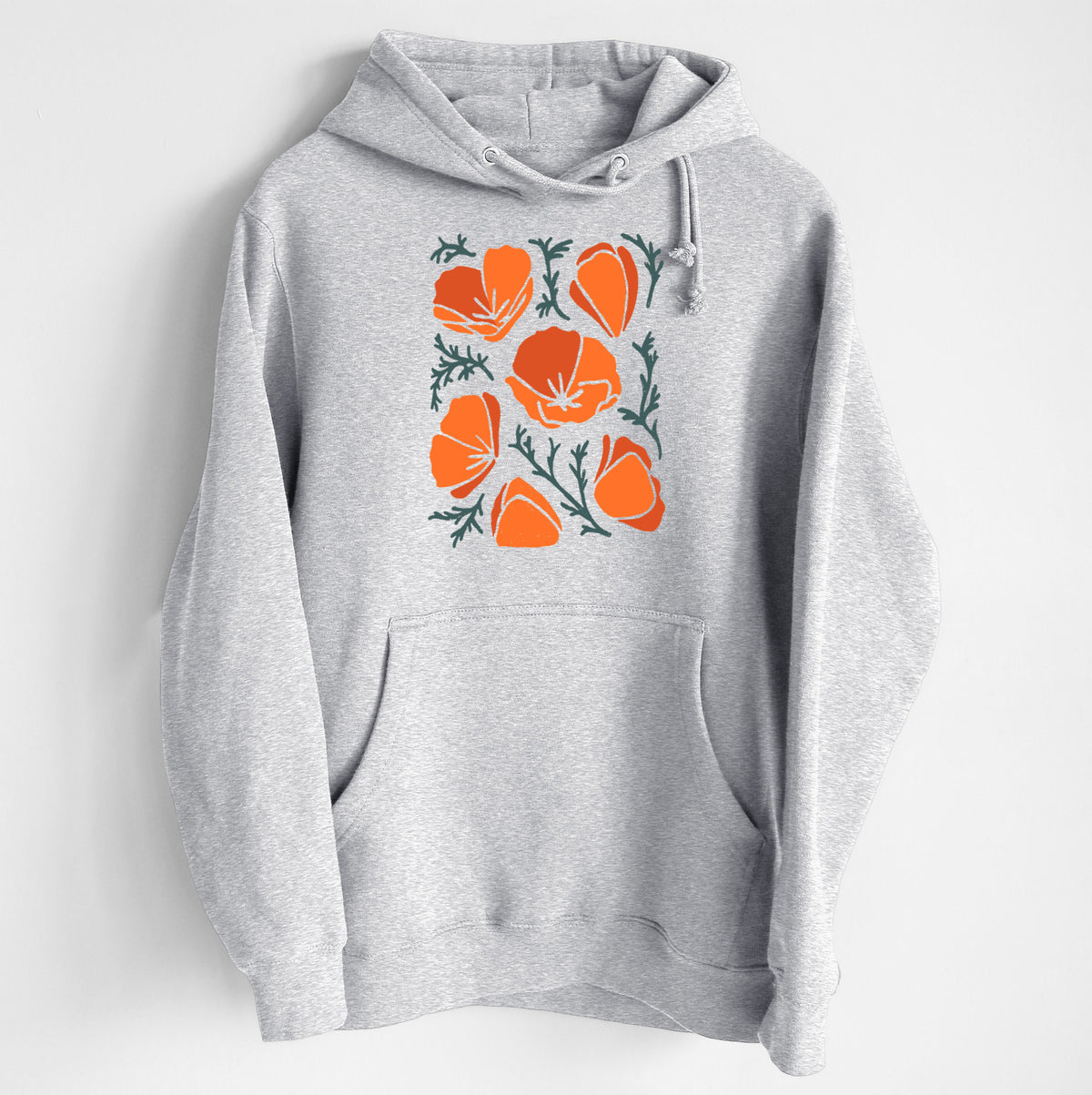 Poppy Vibes - Heavyweight Fleece Hoodie