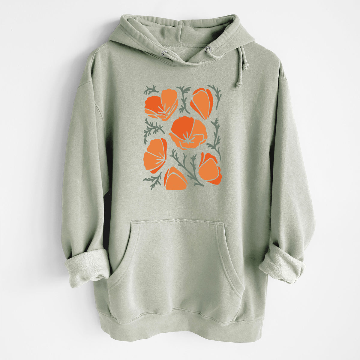 Poppy Vibes - Heavyweight Fleece Hoodie