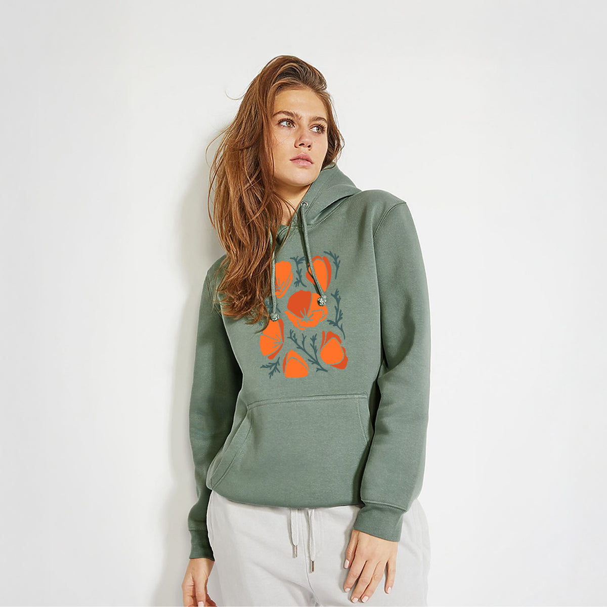 Poppy Vibes - Heavyweight Fleece Hoodie