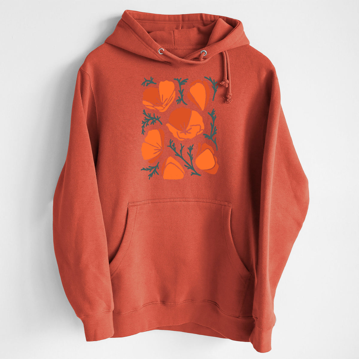 Poppy Vibes - Heavyweight Fleece Hoodie