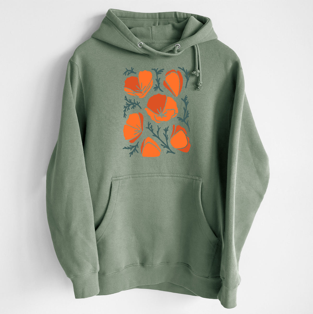 Poppy Vibes - Heavyweight Fleece Hoodie