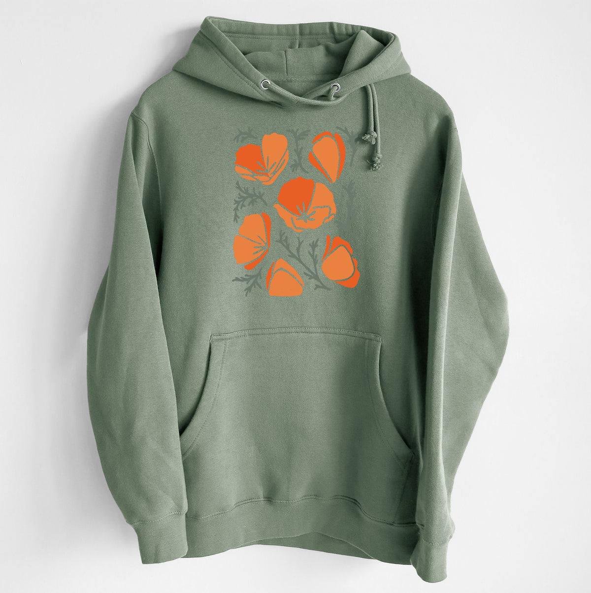 Poppy Vibes - Heavyweight Fleece Hoodie