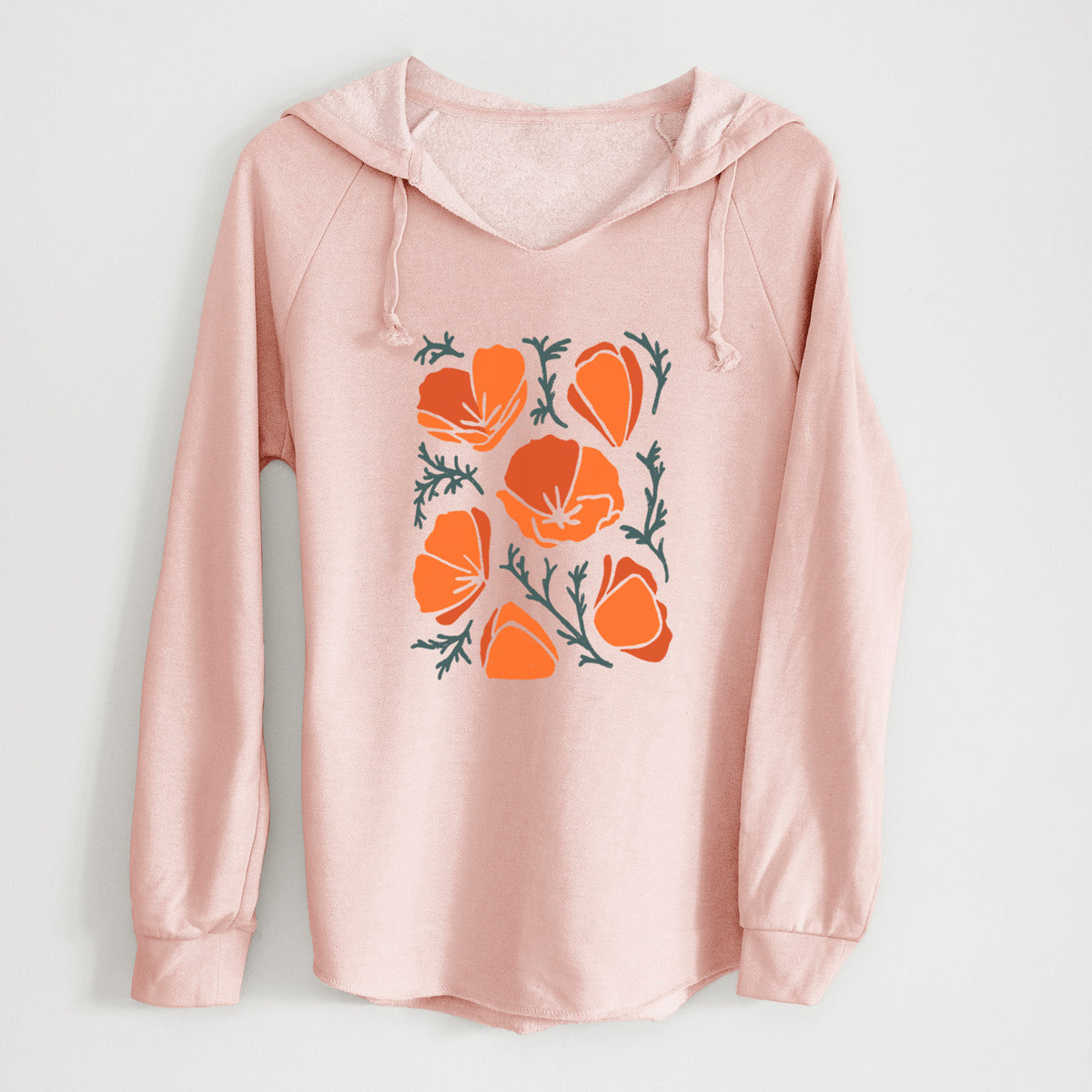 Poppy Vibes - Cali Wave Hooded Sweatshirt