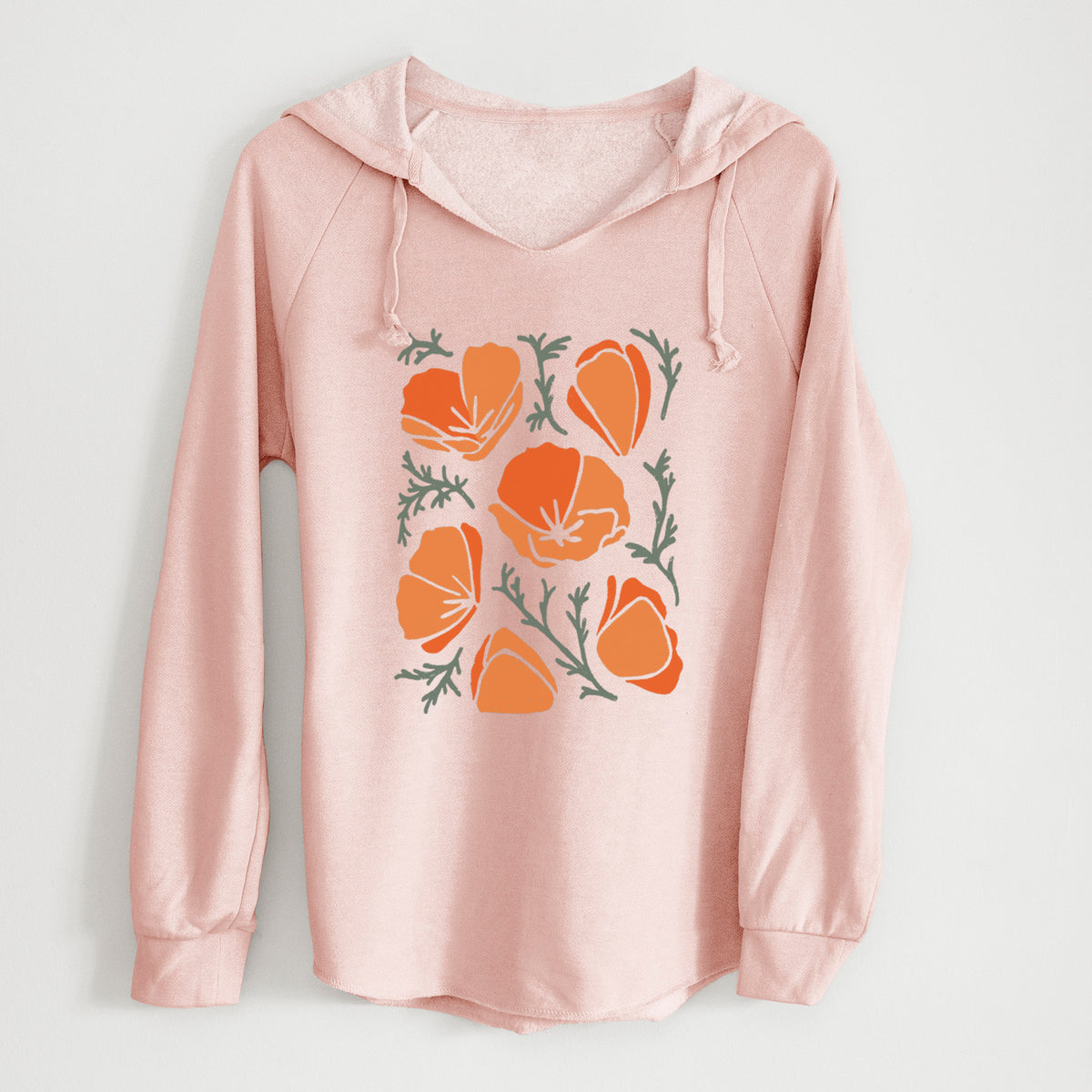 Poppy Vibes - Cali Wave Hooded Sweatshirt