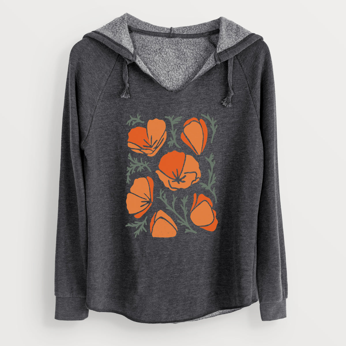 Poppy Vibes - Cali Wave Hooded Sweatshirt