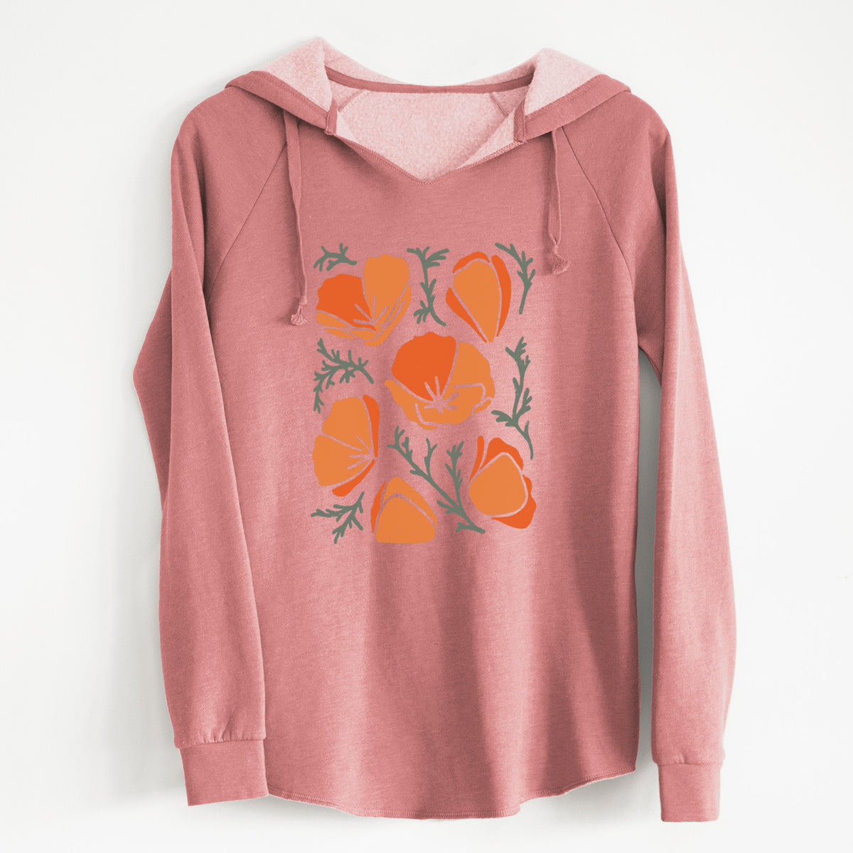 Poppy Vibes - Cali Wave Hooded Sweatshirt