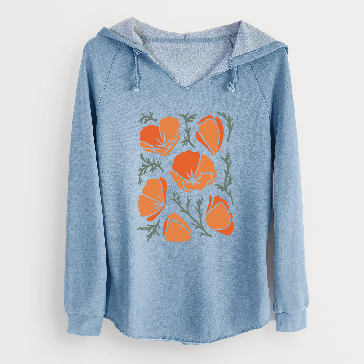 Poppy Vibes - Cali Wave Hooded Sweatshirt
