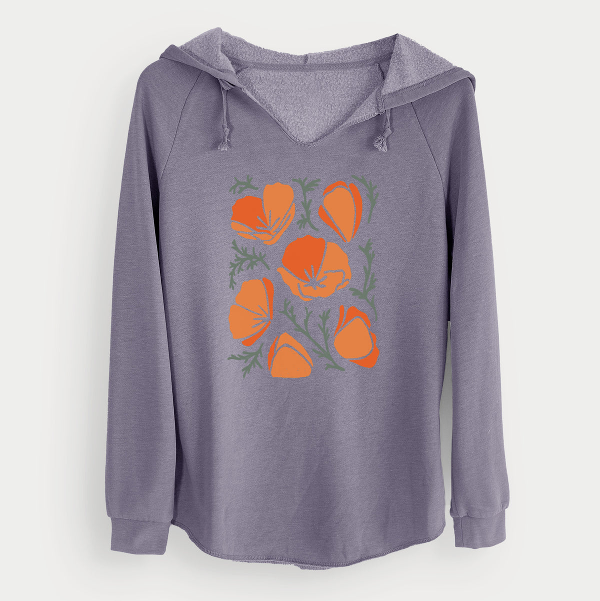 Poppy Vibes - Cali Wave Hooded Sweatshirt