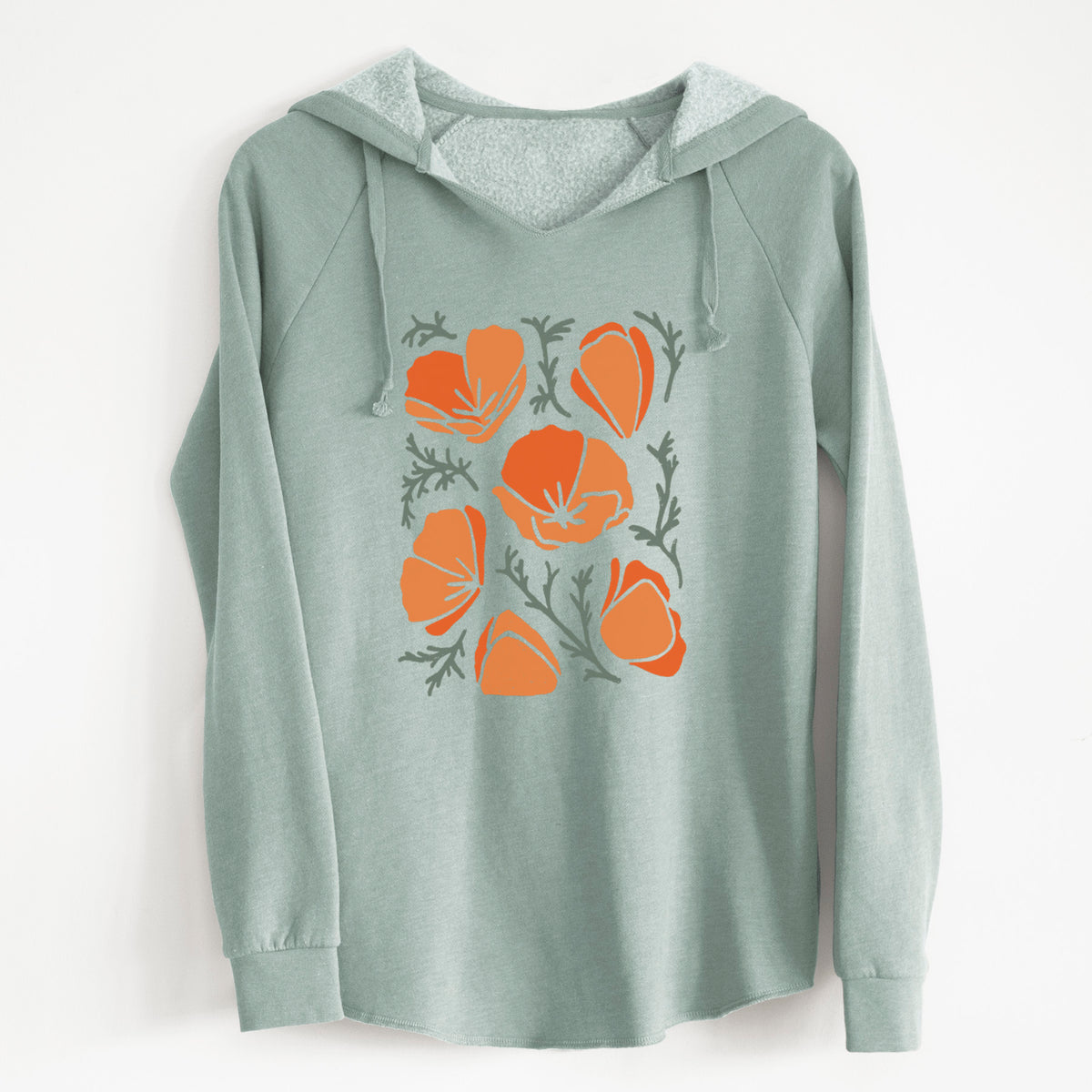Poppy Vibes - Cali Wave Hooded Sweatshirt
