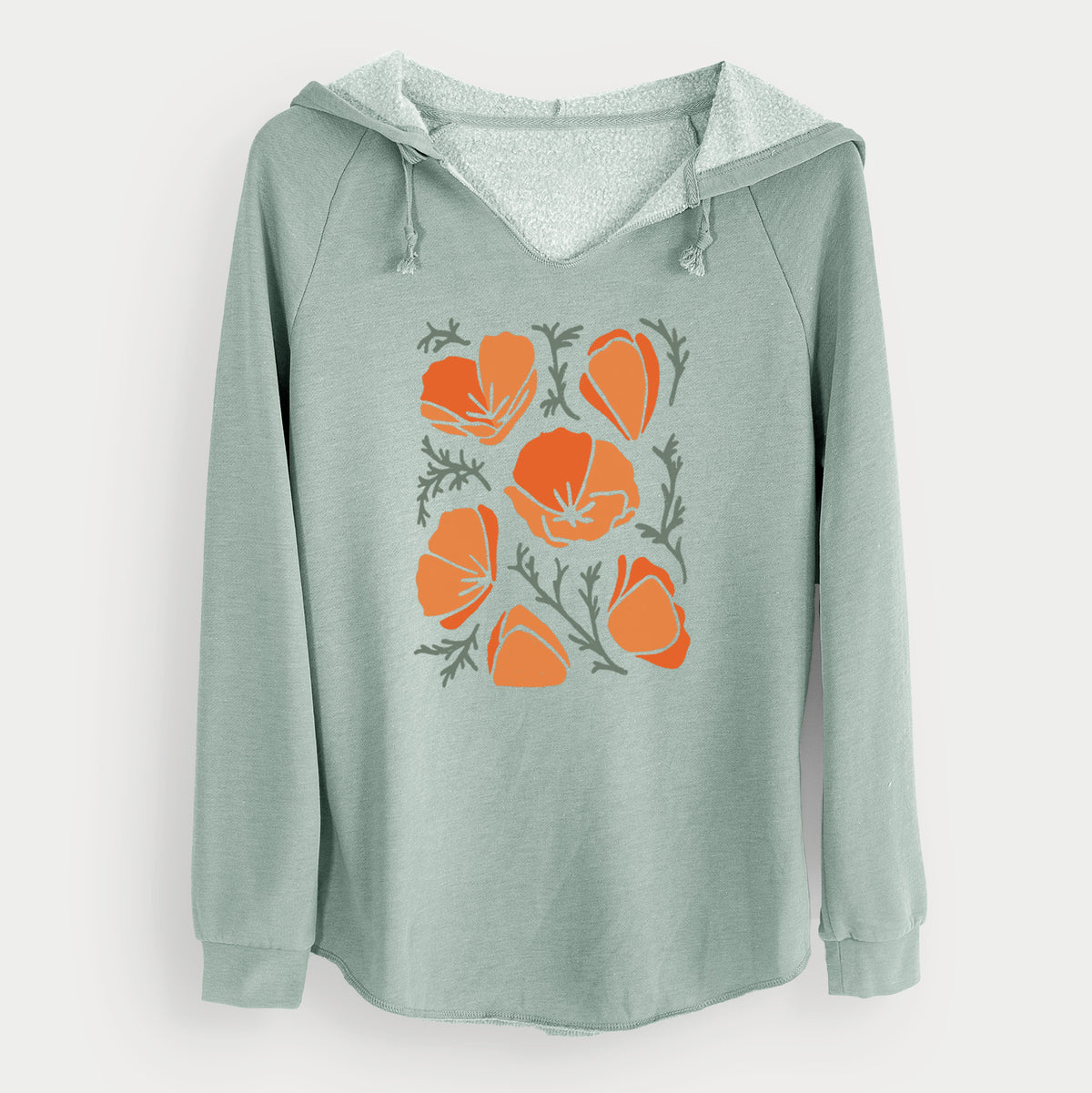 Poppy Vibes - Cali Wave Hooded Sweatshirt