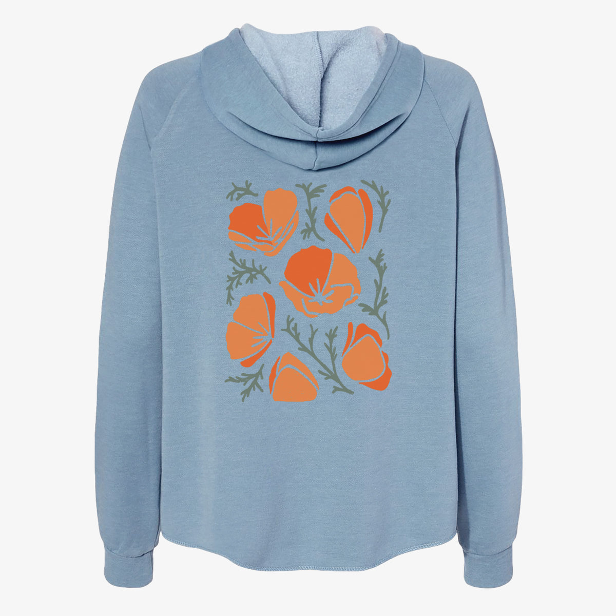 PoppyVibes - Women's Cali Wave Zip-Up Sweatshirt