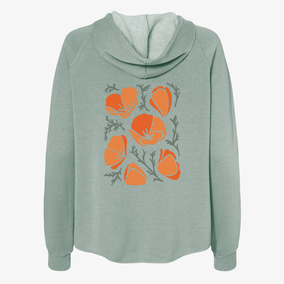PoppyVibes - Women's Cali Wave Zip-Up Sweatshirt