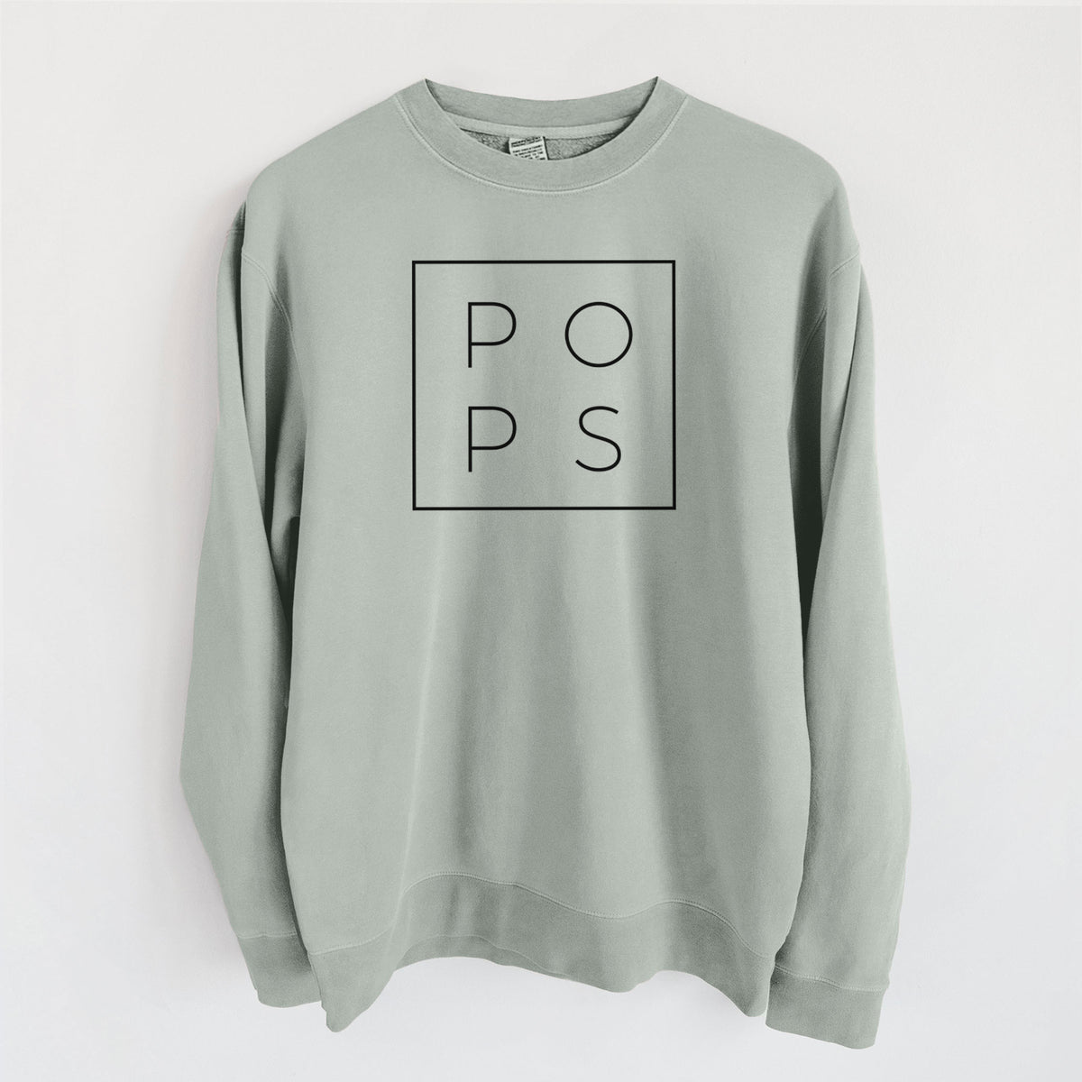 Pops Boxed - Unisex Pigment Dyed Crew Sweatshirt