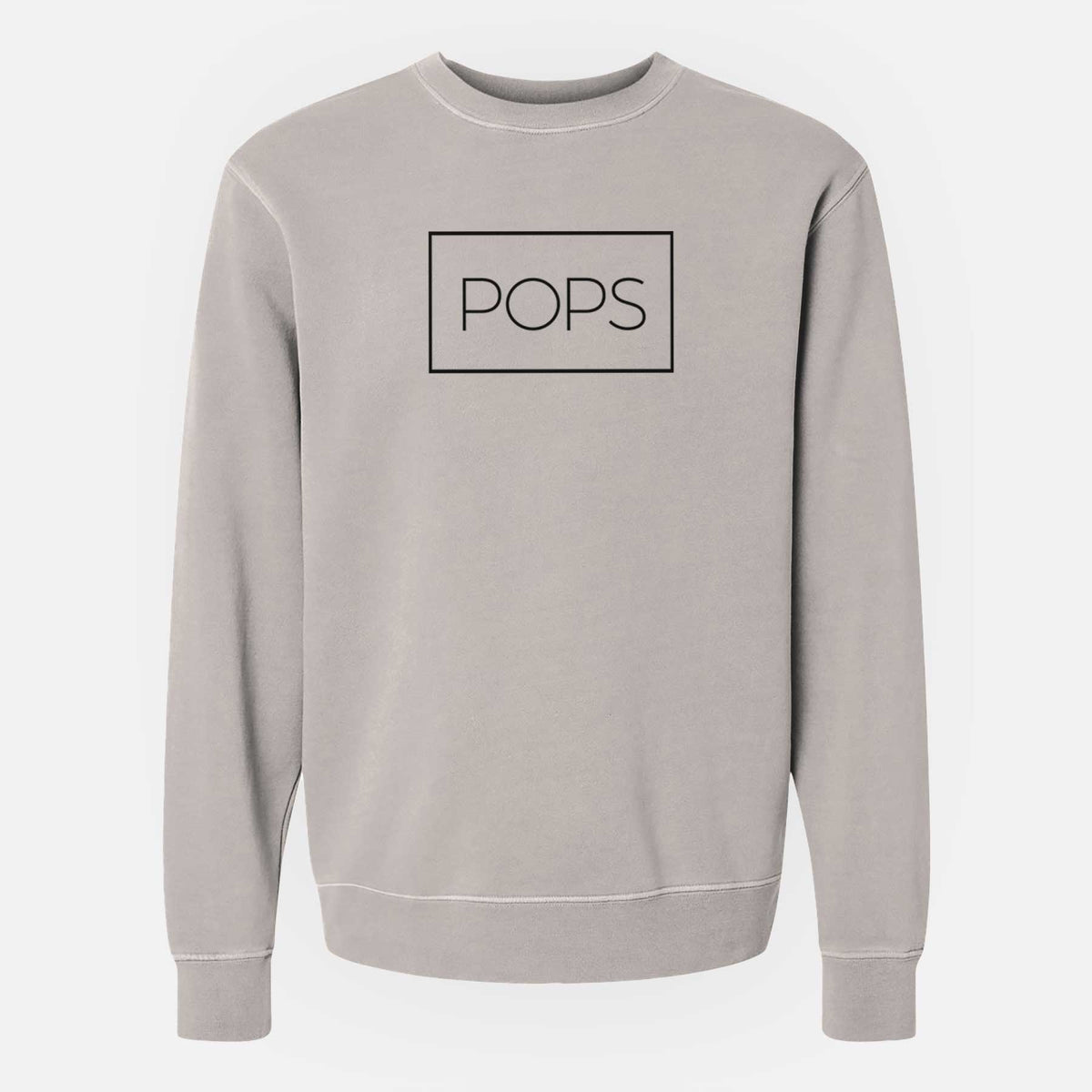 Pops Boxed 1 line - Unisex Pigment Dyed Crew Sweatshirt