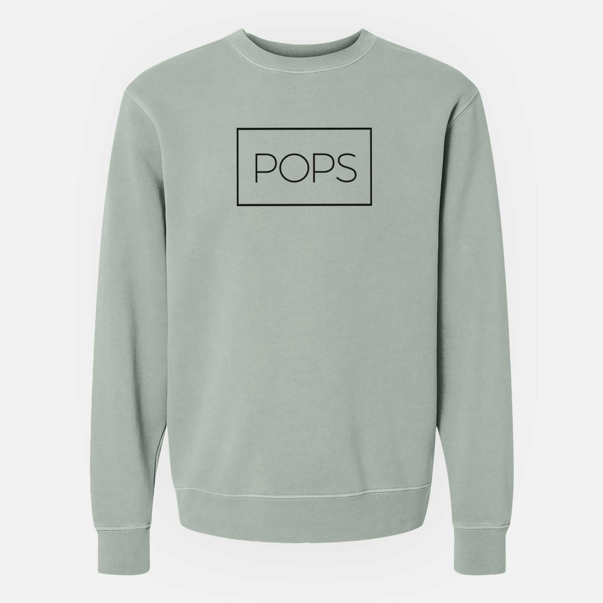 Pops Boxed 1 line - Unisex Pigment Dyed Crew Sweatshirt