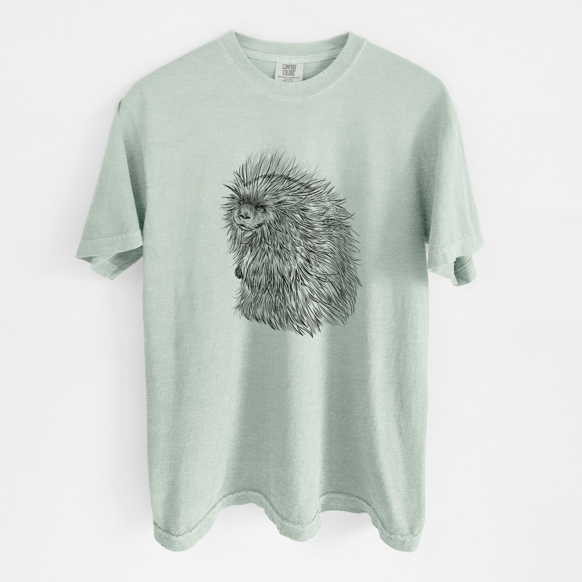 North American Porcupine - Erethizon dorsatum - Unisex Comfort Colors Garment-Dyed Heavyweight T-shirt