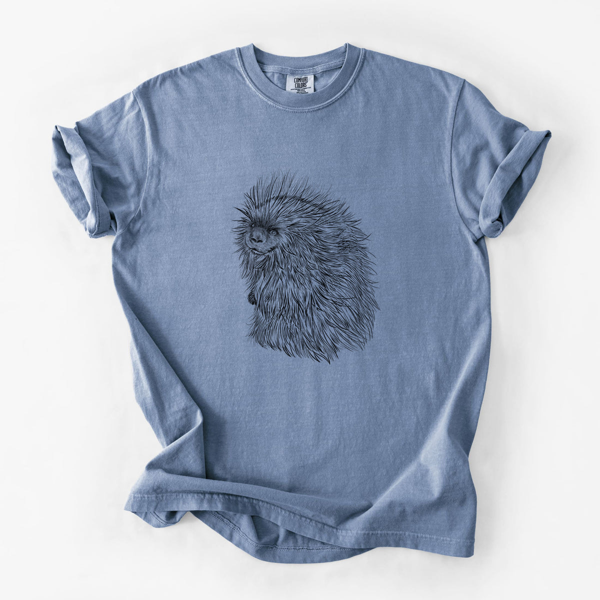 North American Porcupine - Erethizon dorsatum - Unisex Comfort Colors Garment-Dyed Heavyweight T-shirt