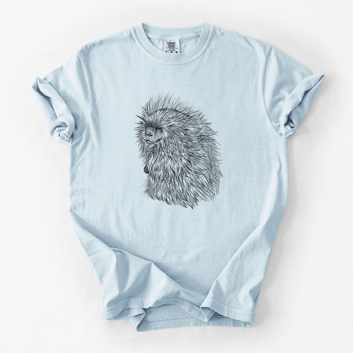 North American Porcupine - Erethizon dorsatum - Unisex Comfort Colors Garment-Dyed Heavyweight T-shirt