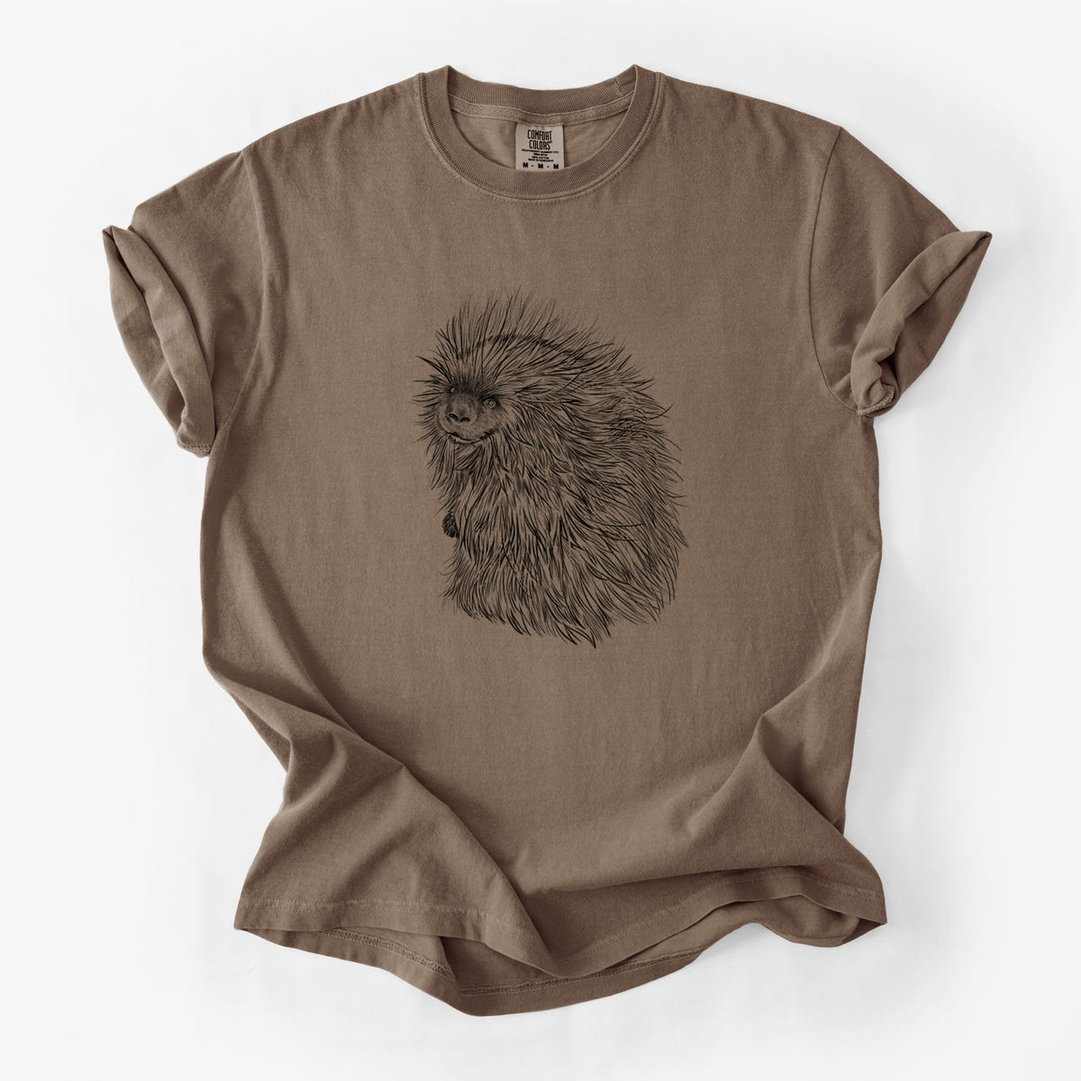 North American Porcupine - Erethizon dorsatum - Unisex Comfort Colors Garment-Dyed Heavyweight T-shirt