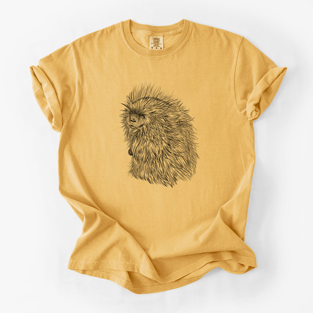 North American Porcupine - Erethizon dorsatum - Unisex Comfort Colors Garment-Dyed Heavyweight T-shirt