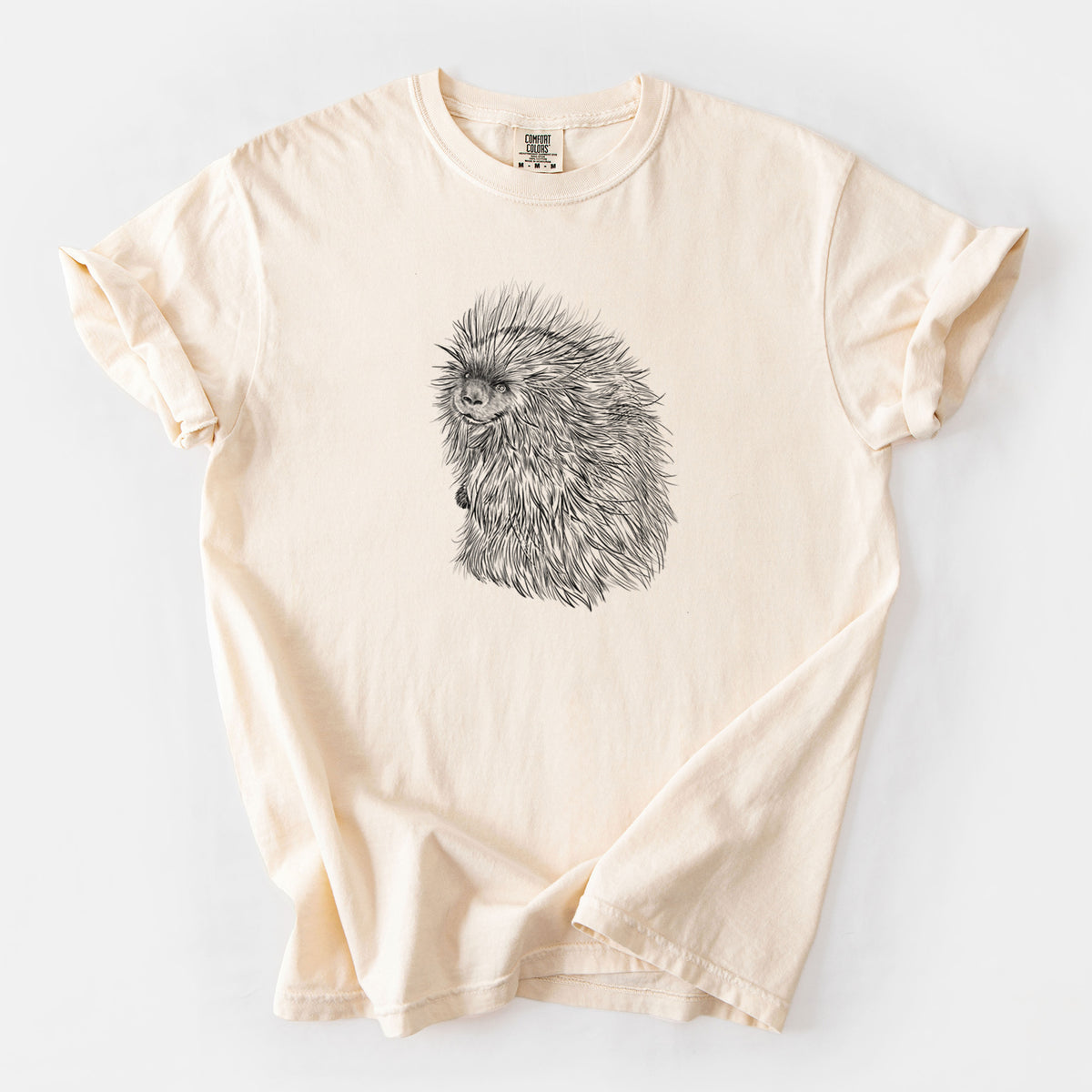North American Porcupine - Erethizon dorsatum - Unisex Comfort Colors Garment-Dyed Heavyweight T-shirt