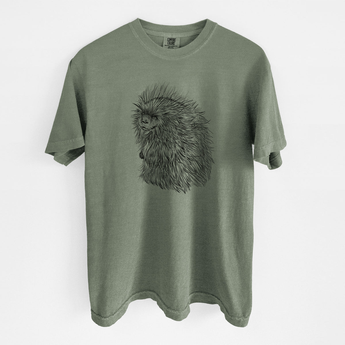 North American Porcupine - Erethizon dorsatum - Unisex Comfort Colors Garment-Dyed Heavyweight T-shirt