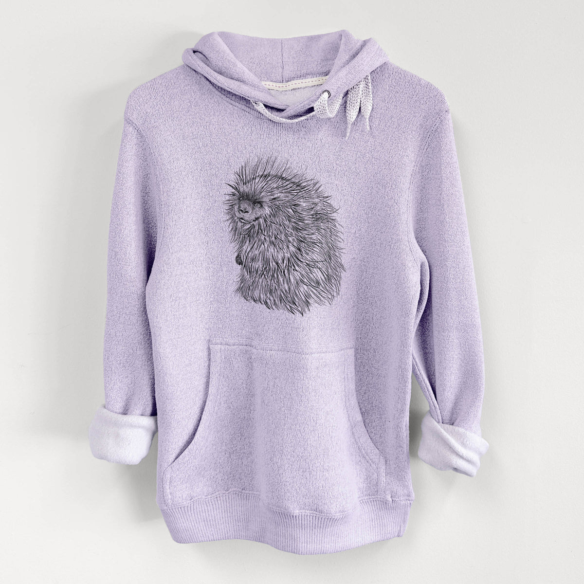 North American Porcupine - Erethizon dorsatum - Knit Hoodie