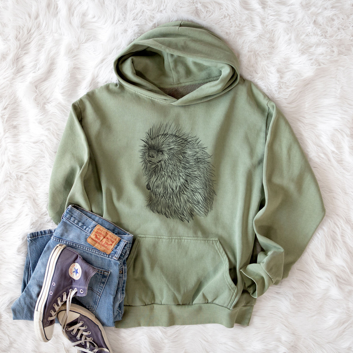 North American Porcupine - Erethizon dorsatum  - Urban Heavyweight Hoodie