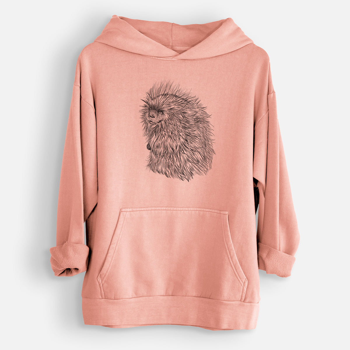 North American Porcupine - Erethizon dorsatum  - Urban Heavyweight Hoodie