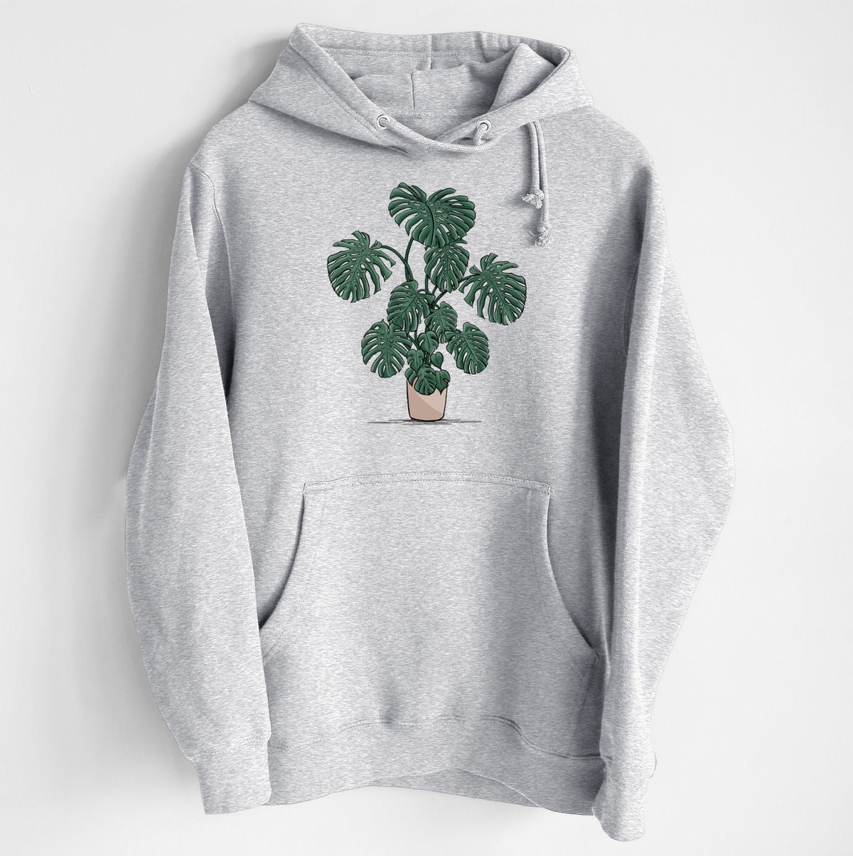 Potted Monstera Plant - Heavyweight Fleece Hoodie