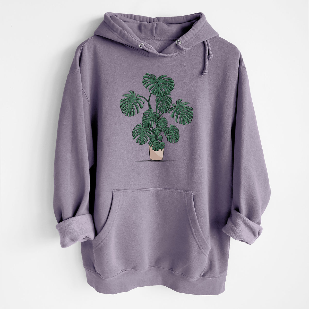 Potted Monstera Plant - Heavyweight Fleece Hoodie